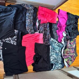 Lot of 14 Lulu Lemon Skorts Sz 10